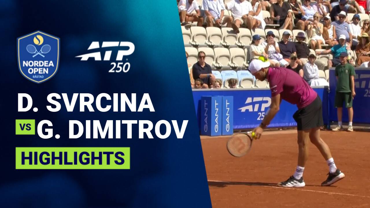 Dalibor Svrcina vs Grigor Dimitrov - Round 1 | ATP 250: Nordea Open 2026