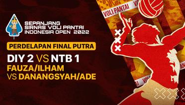 Full Match | Perdelapan Final Putra | DIY 2: Fauza/Ilham vs NTB 1: Danangsyah/Ade | Sirnas Voli Pantai 2022