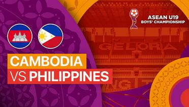 Cambodia vs Philippines - Full Match | ASEAN U19 Boys Championship 2024