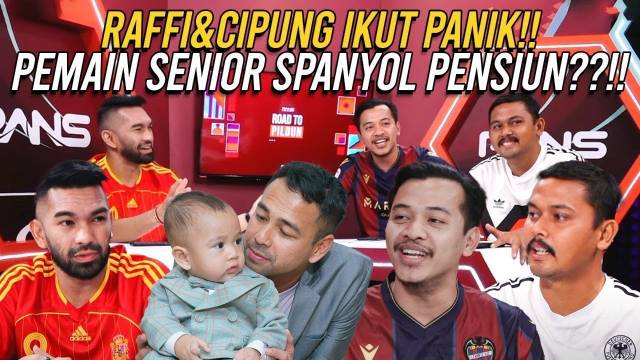 RAFFI NAGITA GAK TENANG!! LANGSUNG HEBOH JERMAN SPANYOL SALING SIKUT #SUPERFANS