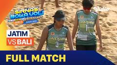 Full Match | Final - Putri (4x4): Jatim vs Bali | Sirkuit Voli Pantai Nasional Seri III 2022