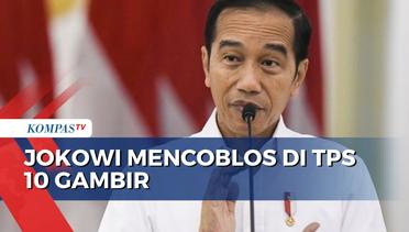 Presiden Jokowi Terima Undangan Mencoblos di TPS 10 Gambir Jakpus