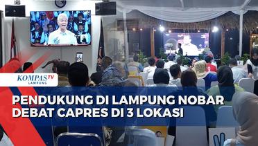 3 Lokasi Nobar Debat Capres di Lampung