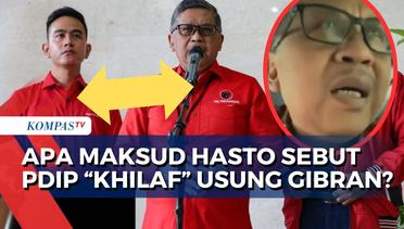 Ini Alasan Sekjen PDIP, Hasto Kristiyanto Sebut Partai Khilaf Usung Gibran Jadi Wali Kota Solo