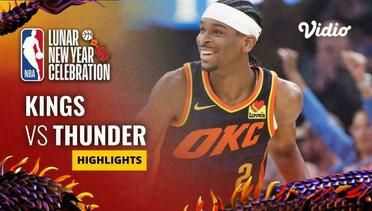 Sacramento Kings vs Oklahoma City Thunder - Highlights | NBA Regular Season 2023/24
