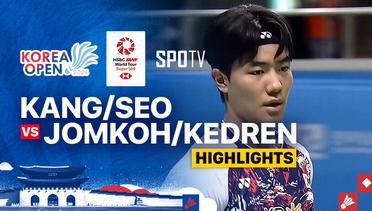 Kang Min Hyuk/Seo Seung Jae (KOR) vs Supak Jomkoh/Kittinupong Kedren (THA) - Highlights | Korea Open 2024 - Men's Doubles