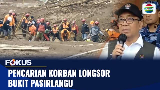 Ratusan Personel Gabungan Cari Korban Longsor Bukit Pasirlangu | Fokus