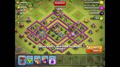 Clash of Clans - 54 Balloon Attack!!