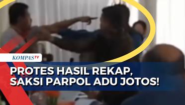 Rekapitulasi Hasil Pemilu 2024 di Halmahera Selatan Ricuh, Saksi Parpol Adu Jotos!
