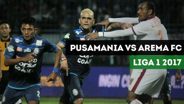 Highlights Liga 1 2017, Pusamania Borneo Vs Arema FC 3-2