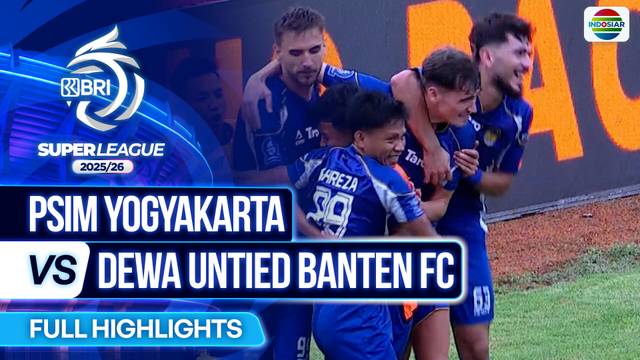 PSIM YOGYAKARTA VS Dewa United Banten FC - Full Highlights | BRI Super League 2025/26