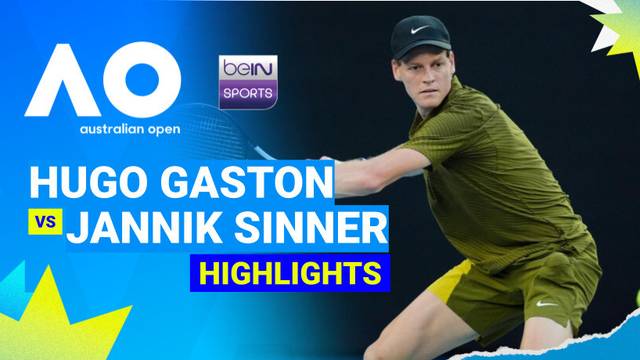 Hugo Gaston (FRA) vs Jannik Sinner (ITA) - Highlight | Australian Open 2026