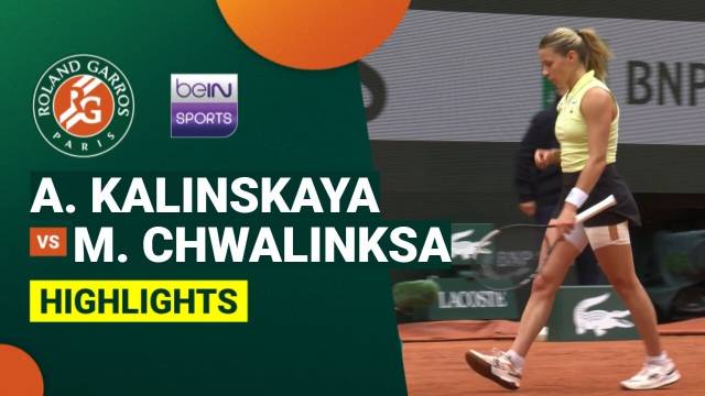 Anna Kalinskaya vs Maja Chwalinksa - Highlight | Roland Garros 2026