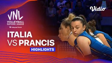 Italia vs Prancis - Highlights | Women's Volleyball Nations League 2024