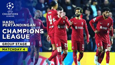 Hasil Pertandingan Liga Champions Matchday 4, Liverpool Pesta Gol di Kandang Rangers