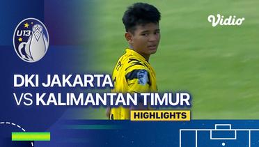 Final: DKI Jakarta vs Kalimantan Timur - Highlights | Piala Soeratin U-13