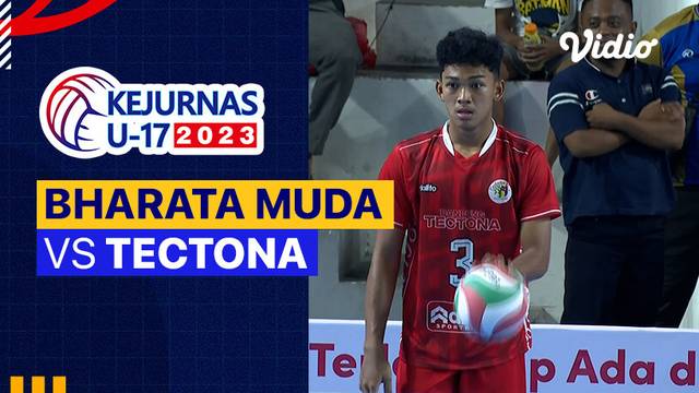 Semifinal Putra: Bharata Muda vs Tectona - Full Match | Kejurnas Bola Voli Antarklub U-17 2023