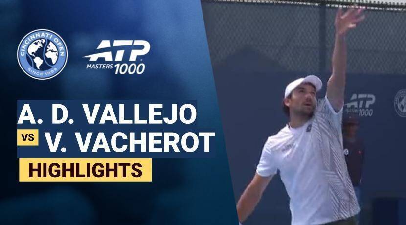 Adolfo Daniel Vallejo vs Valentin Vacherot - Round 2 (Court 8) | ATP 1000: Cincinnati Open 2026