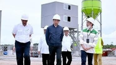 Presiden Jokowi Kunjungi Proyek Pembangunan Kawasan Industri Hijau, Bulungan, 28 Februari 2023