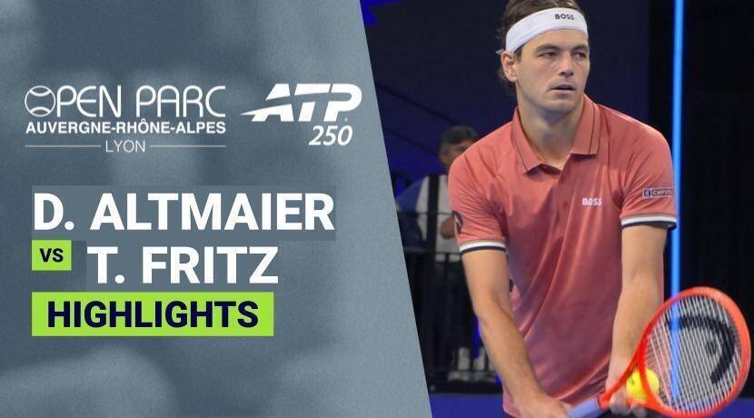 Daniel Altmaier vs Taylor Fritz - Quarterfinal | ATP 250: Grand Prix Auvergne-Rhone-Alpes Open 2026