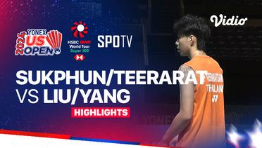 Peeratchai Sukphun/Pakkapon Teeraratsakul (THA) vs Liu Kuang Heng/Yang Po Han (TPE) - Highlights | Yonex US Open 2024 - Men's Doubles