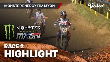 FIM Motocross of Nations: MX2 & Open - Highlights | Race 2 | MXGP 2023