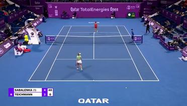 Match Highlights | Aryna Sabalenka vs Jil Teichmann | WTA Qatar Totalenergies Open 2022