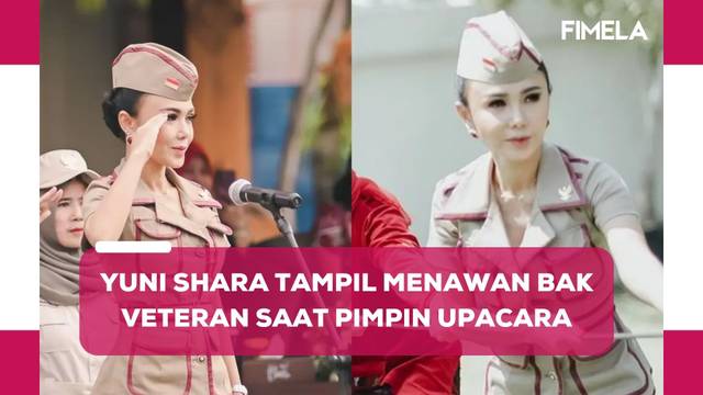 Yuni Shara Tampil Menawan Pimpin Upacara hingga Lomba Tarik Tambang Pakai Baju Veteran