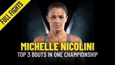 Top 3 Bouts | Michelle Nicolini | ONE Full Fights