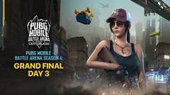 LIVE GRAND FINAL DAY 3 | PUBG MOBILE BATTLE ARENA SEASON 4 PRESENTED BY CRYPTOBLADES