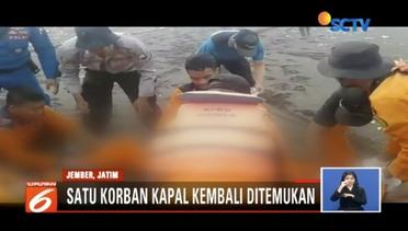 Tim SAR Gabungan Kembali Temukan Satu Korban Terbaliknya Kapal Joko Berek di Jember - Liputan6 Siang