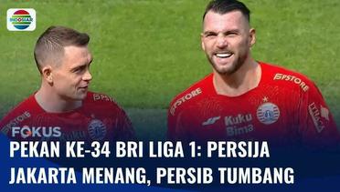 Pekan ke-34 BRI Liga 1: Persija Jakarta Kalahkan PSIS Semarang dengan Skor 2-1 | Fokus