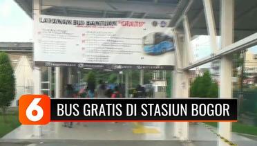 Antisipasi Lonjakan Penumpang KRL, 30 Bus Disiapkan di Stasiun Bogor