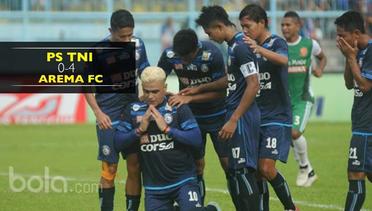 Cristian Gonzales Dua Gol, Arema FC Pesta Gol atas PS TNI 4-0