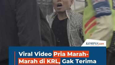 Viral Video Pria Marah-Marah di KRL, Gak Terima Disenggol Penumpang Lain