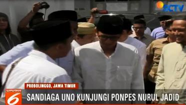 Aktivitas Kampanye Sandiaga Uno di Ponpes Nurul Jadid Probolinggo - Liputan6 Pagi