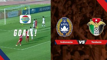 Gol! Tendangan Melengkung Hamzeh-Jordania, Gagal di Antisipasi Oleh Andritany-Indonesia, 4-0 Untuk Jordania - Timnas Match Day
