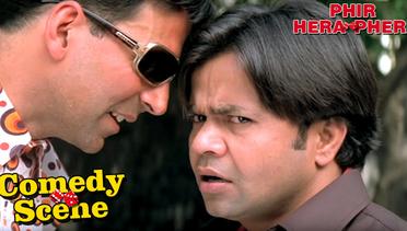 Akshay Kumar Fools Rajpal Yadav | Comedy Scene | Phir Hera Pheri | Hindi Film | HD
