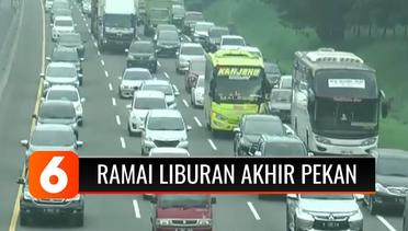 Mudik Dilarang, Arus ke Arah Luar Jakarta Malah Dipadati Kendaraan saat Libur Akhir Pekan Ini | Liputan 6