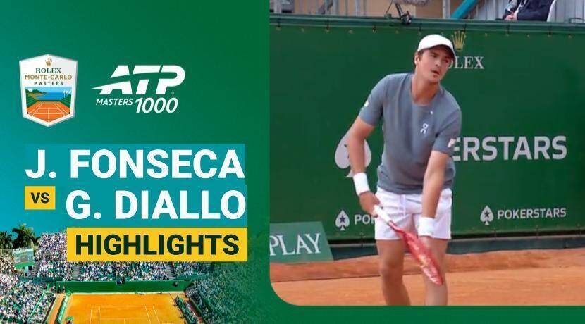 Joao Fonseca vs Gabriel Diallo - Round 1 (Court des Princes) | ATP 1000: Rolex Monte-Carlo Masters 2026