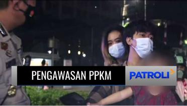 Gelar Patroli PPKM di Jakarta, Polda Metro Jaya Bubarkan Warga Nongkrong Tengah Malam | Patroli
