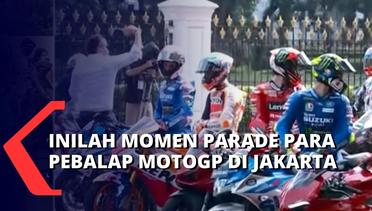 Momen Langka Parade Pebalap MotoGP, Marc Marquez Ikut Hadir Ramaikan Pawai di Jalanan Ibu Kota