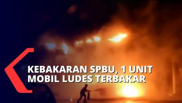 Kobaran Api di SPBU Gading Cempaka Bengkulu Hanguskan 2 Unit Pengisian Bahan Bakar & 1 Minibus!