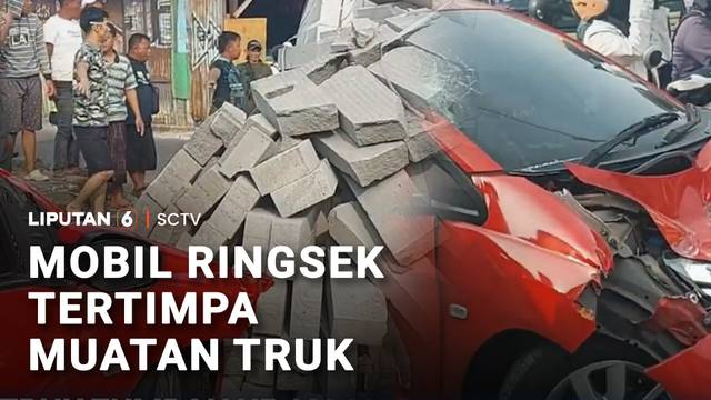 Muatan Truk Timpa Mobil, Lalu Lintas Bekasi-Jakarta Macet | Liputan 6