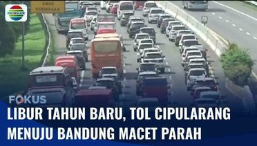 Menjelang Tahun Baru, Tol Cipularang Arah Jakarta Menuju Bandung Alami Kemacetan Parah | Fokus