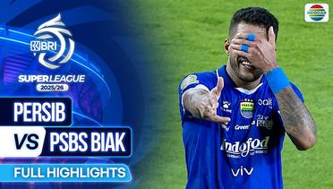 Persib Bandung VS PSBS Biak - Full Highlights | BRI Super League 2025/26