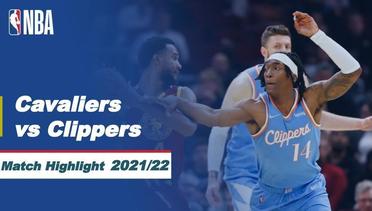 Match Highlight | Cleveland Cavaliers vs L.A. Clippers | NBA Regular Season 2021/22