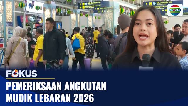 Stasiun Pasar Senen Ramai Pemudik | Fokus