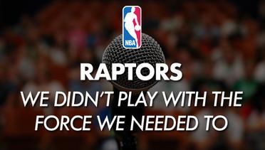 NBA | Interview Team Raptors Setelah Kalah dari Cavaliers Pada Playoffs Round 2 Game 1