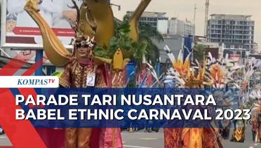 21 Komunitas dan Sanggar Ikut Meriahkan Parade Tari Nusantara Babel Ethnic Carnival 2023
